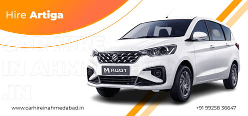 Maruti Ertiga car hire in Ahmedabad